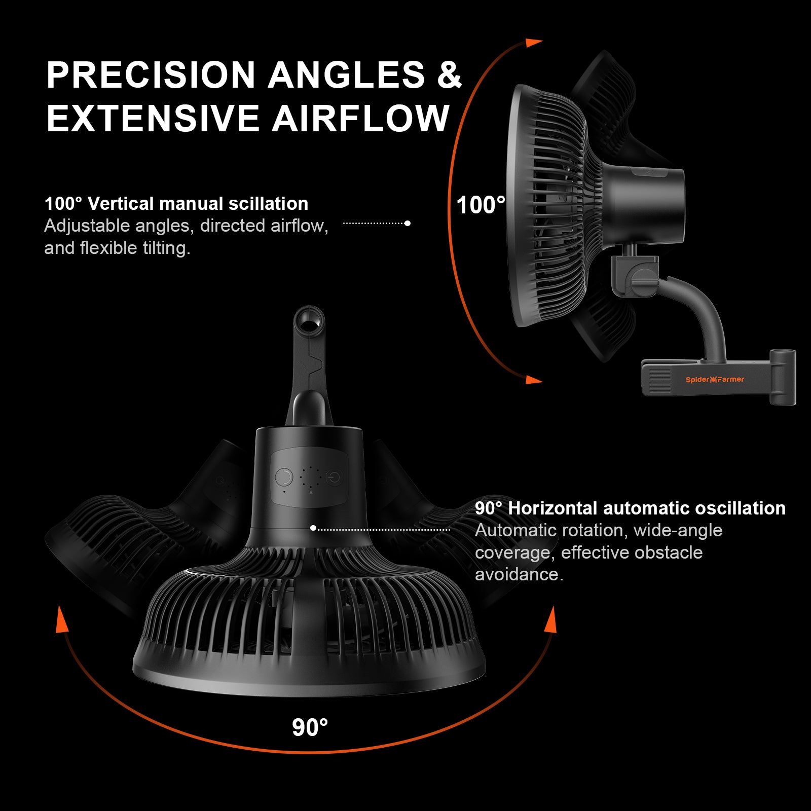 Clip fan 150 mm (6") - Spider Farmer