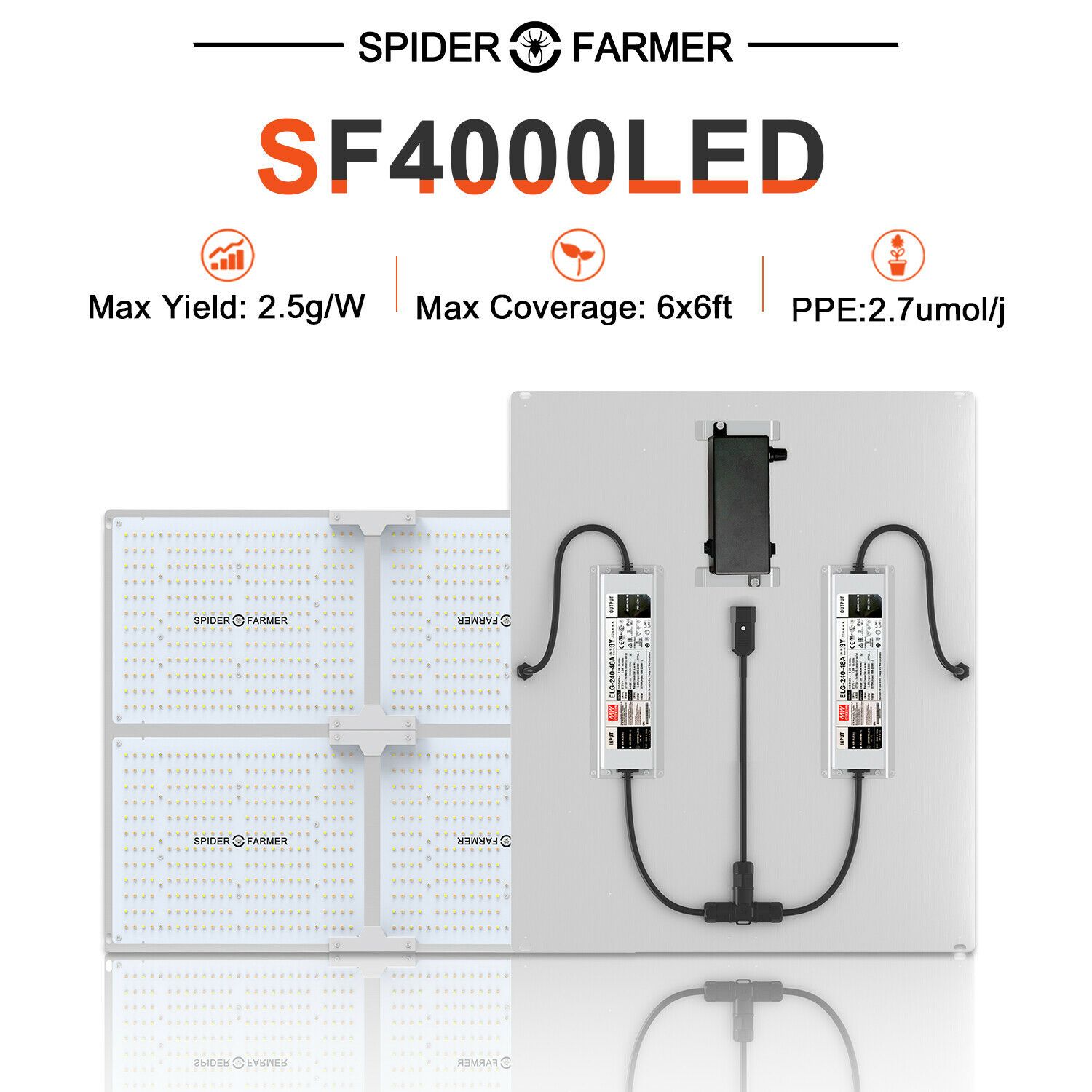 Spider Farmer SF4000, 440w LED Grow Light