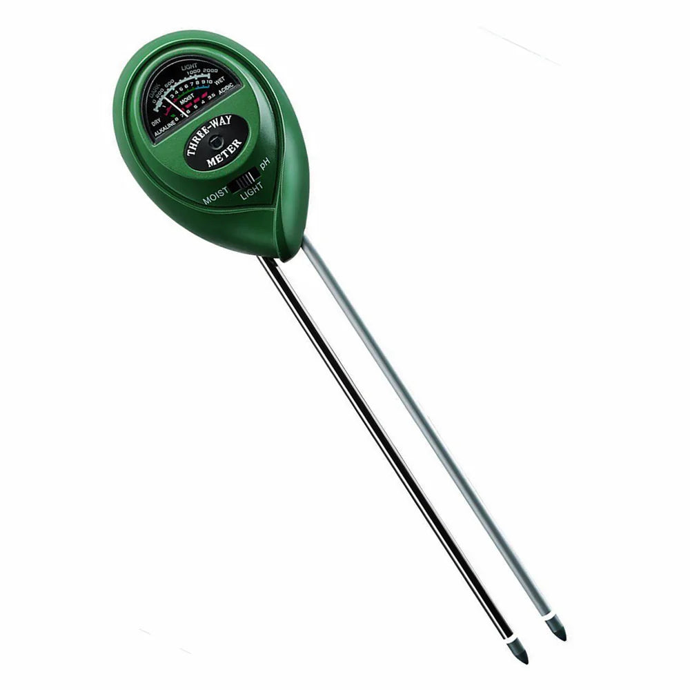 3 Way Soil Meter-Moisture, Lux and pH