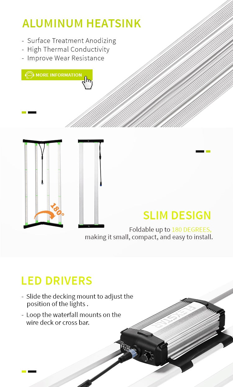 LED Light 430w and 645w: Flexstar Pro Fold and Dim