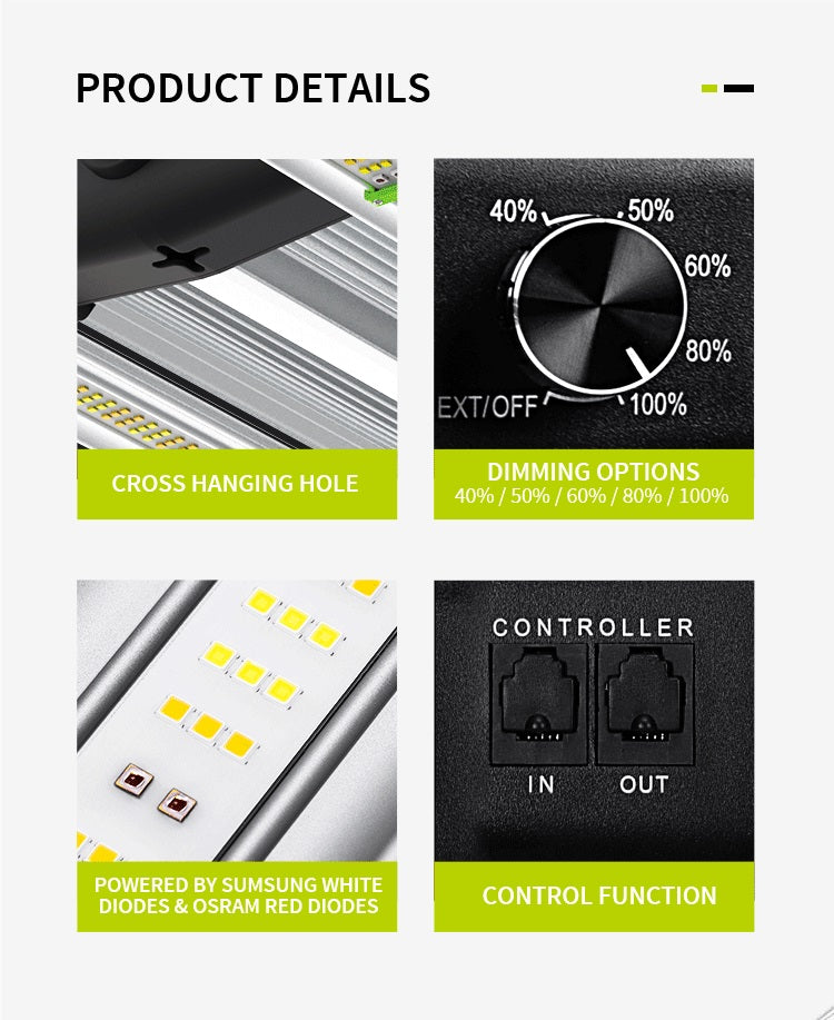 LED Light 430w and 645w: Flexstar Pro Fold and Dim