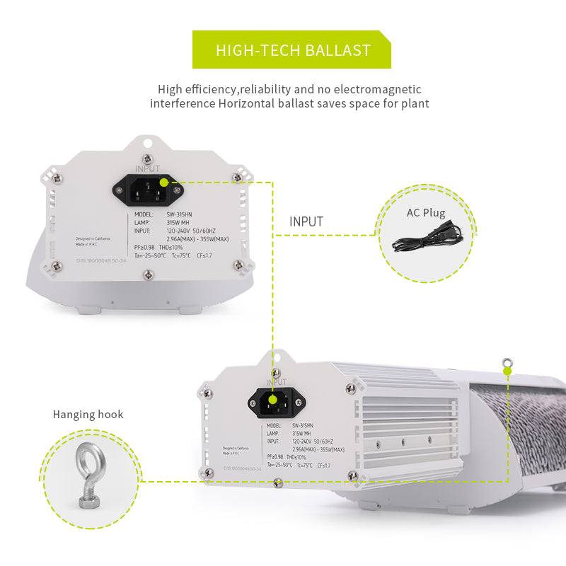 FLEXSTAR Double Ended 1000w HPS System - 3 Mode