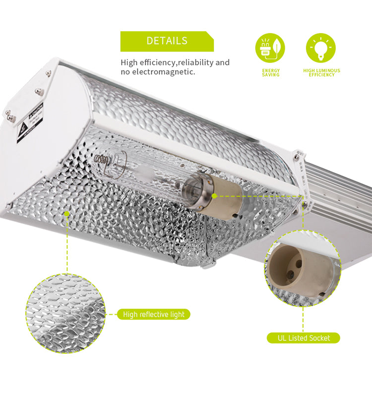 FLEXSTAR Double Ended 1000w HPS Grow Light - 3 Mode