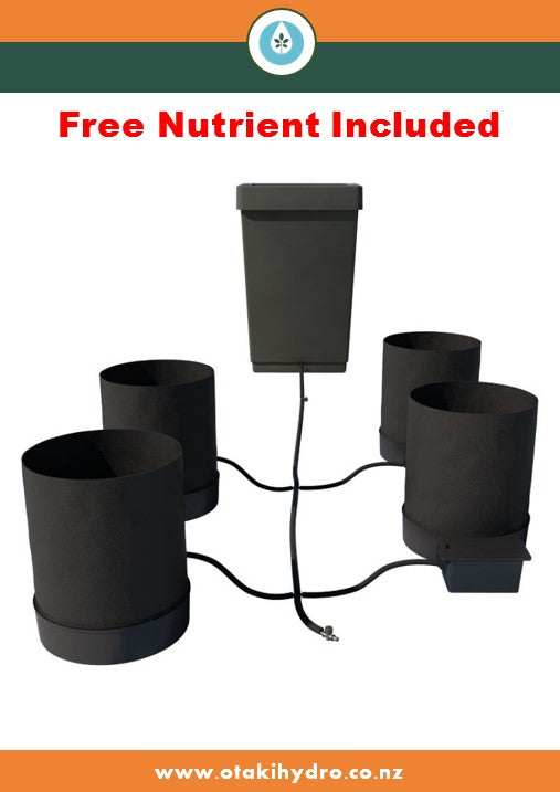 AutoPot XL 4 pot system - fabric pots with FREE NUTRIENT