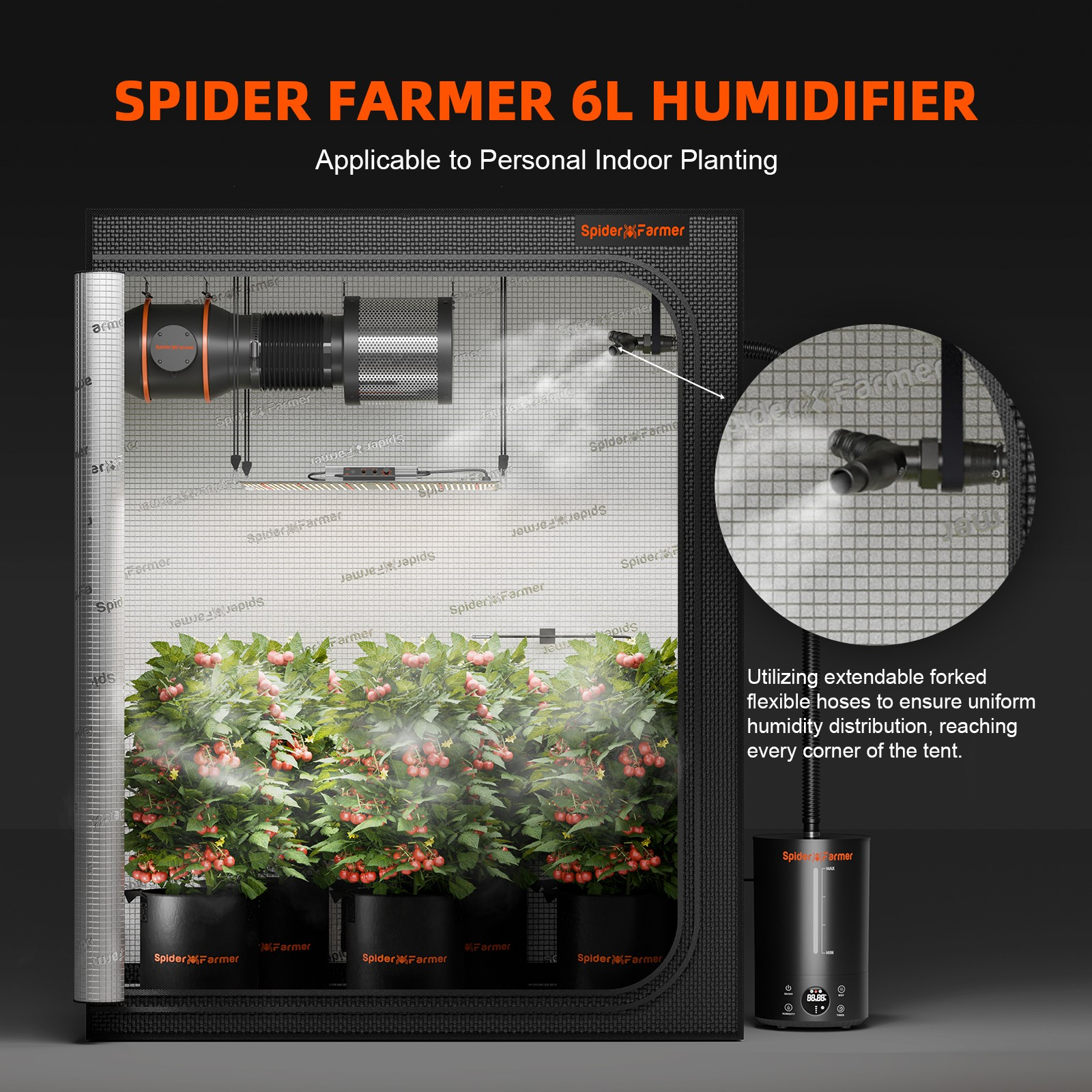 Ultrasonic Humidifier - Spider Farmer brand