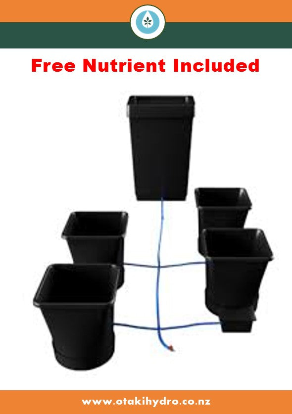 Autopot XL 4 pot system - plastic pots with FREE NUTRIENT