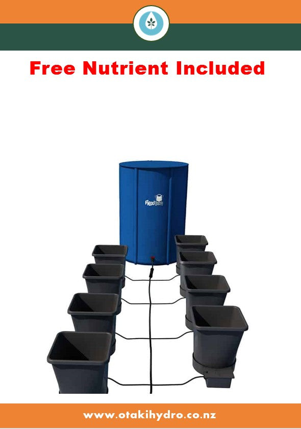 Autopot XL 8 pot system - plastic pots with FREE NUTRIENT
